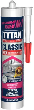 Клей монтажный Tytan Professional  Classik Fix прозрачный 310 мл (06169/96160)