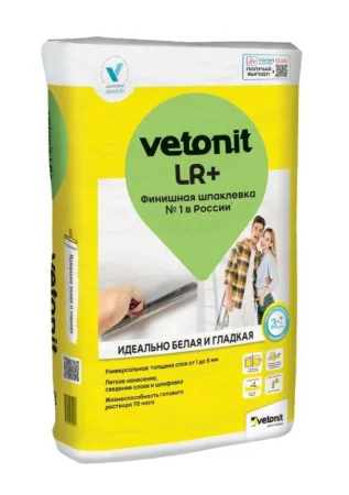 Шпаклевка финишная Weber.Vetonit LR+ 22кг